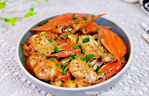 梭子蟹切好沒有立刻燒沒關系嗎3