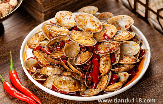 炒花甲不能放什么調(diào)料2